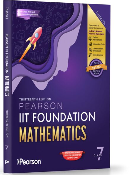IIT FOUNDATION MATHEMATICS CLASS-7 2026 ,PEARSON