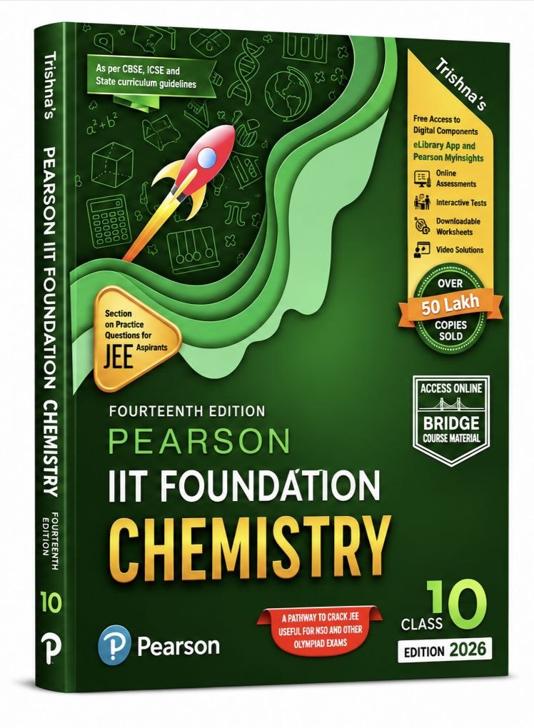 Pearson IIT Foundation Chemistry Class 10 2026 Edition for JEE/NEET Preparation