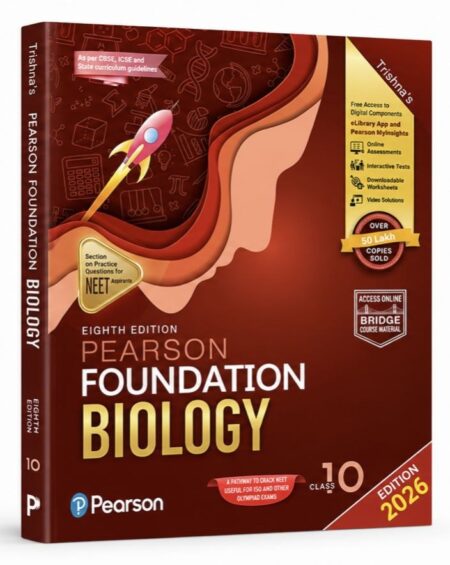 Pearson Foundation Biology Class 10 2026 Edition for NEET Foundation Preparation
