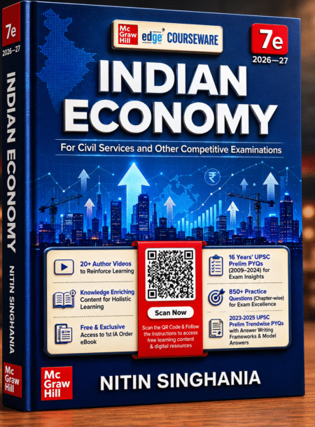Indian Economy by Nitin Singhania (7th Edition 2026–27) English Medium