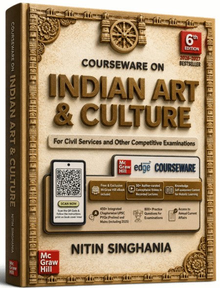 Courseware On Indian Art & Culture By Nitin Singhania 6th Edition (English)