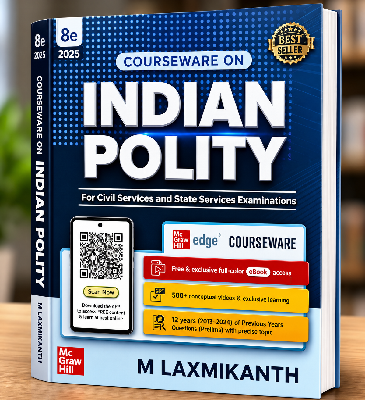 Courseware on Indian Polity (8th Edition, 2025) by M. Laxmikanth