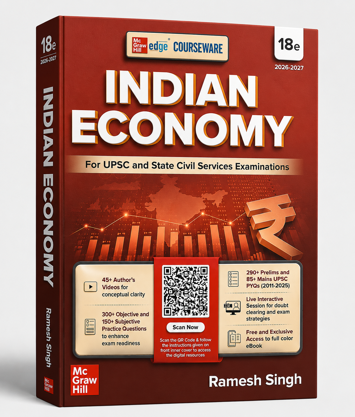 Courseware on Indian Economy (English) | 18th Edition 2026–27 by Ramesh Singh