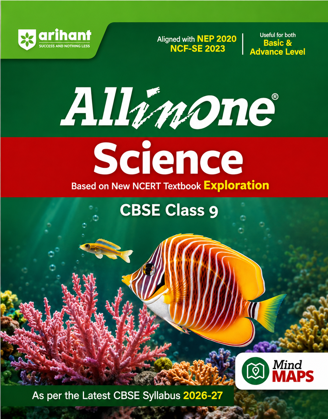 Arihant All in One Science Class 9 for CBSE Exam 2026-27 | As per Recommendations of NEP 2020 | Based on the latest NCERT | Mind Map in Each Chapter and Competency-Based Questions | Complete Study, Complete Practice, Complete Assessment