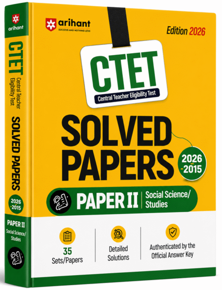 CTET Solved Papers (2015–2026) Paper II – Social Science/Studies | Edition 2026