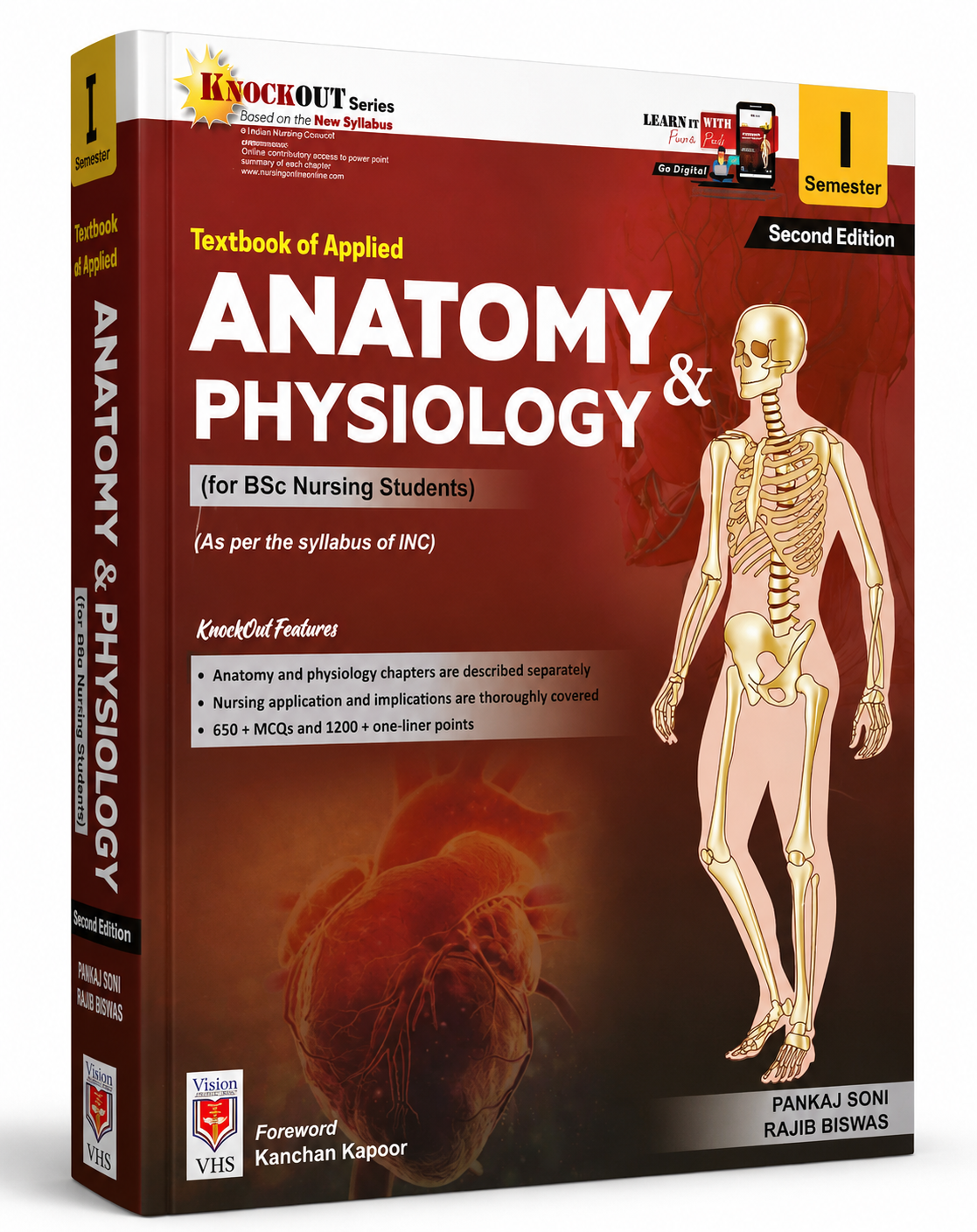 Textbook of Applied Anatomy & Physiology for B.Sc Nurses by Pankaj Soni
