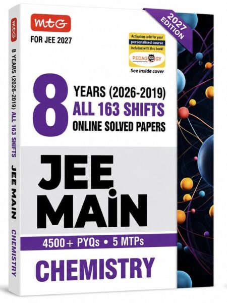 MTG JEE Main Chemistry PYQ 2027 | 8 Years All 163 Shifts Solved Papers