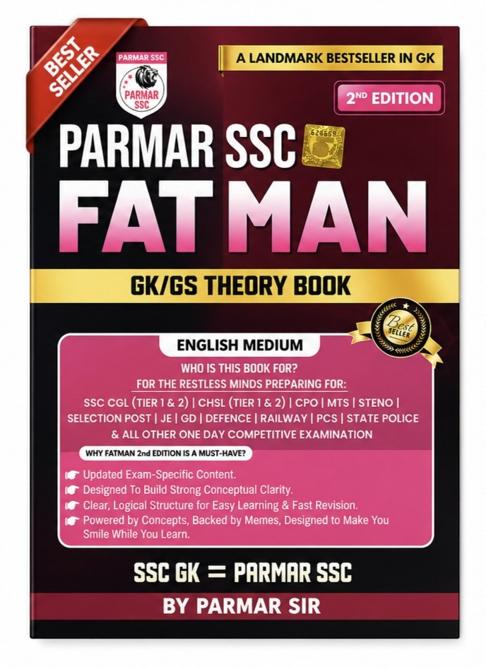 Parmar SSC Fat Man GK GS Theory Book English Medium 2nd Edition