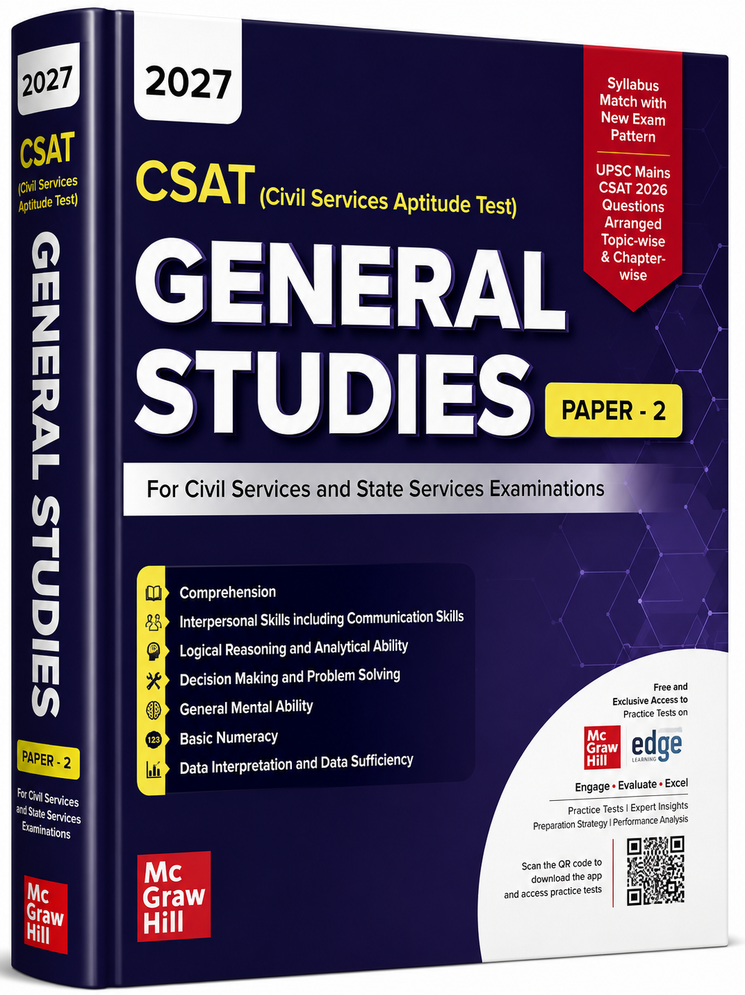 McGraw Hill CSAT General Studies Paper 2 (2027 Edition) | Civil Services Aptitude Test | UPSC & State PCS Preparation english medium