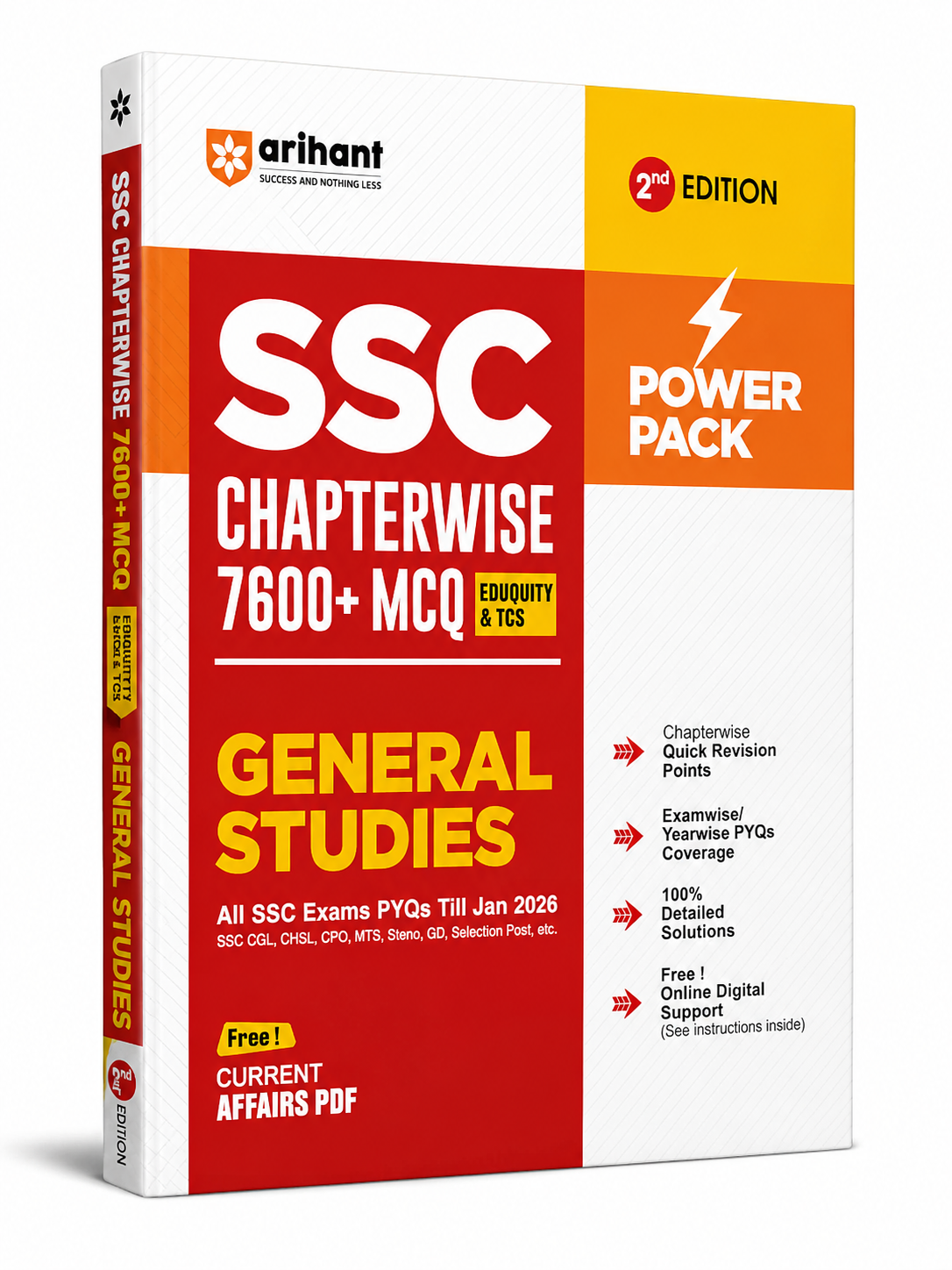 Arihant SSC General Studies Chapterwise 7600+ MCQs (2nd Edition) – SEO Optimized Product Description