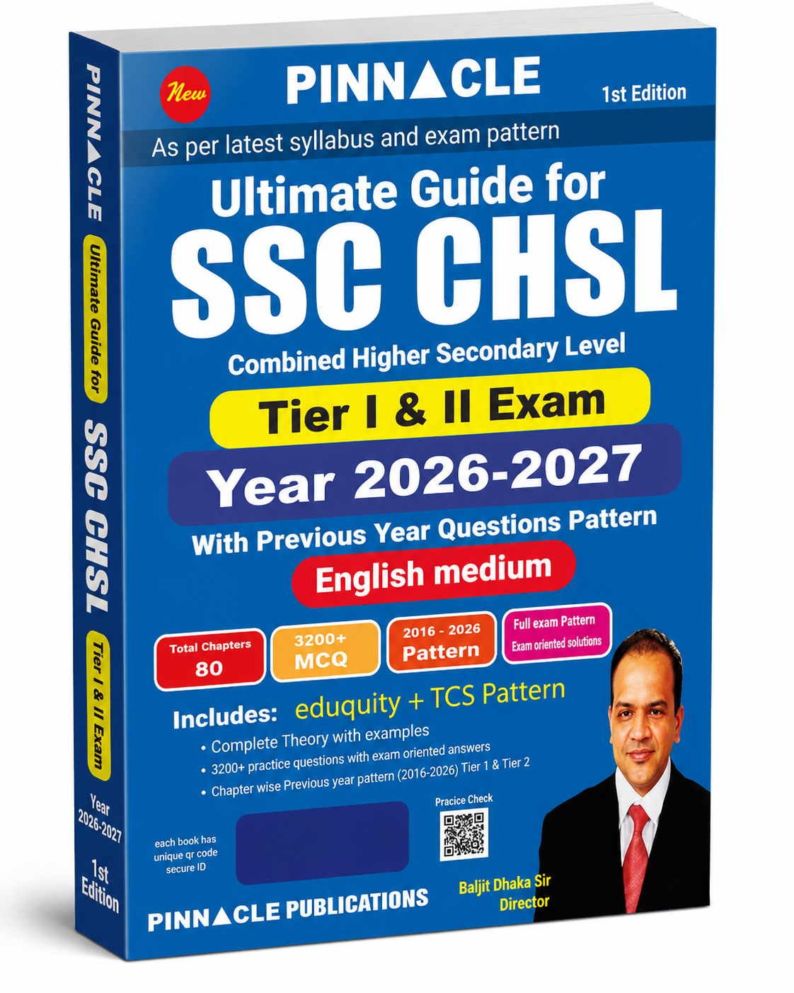 Pinnacle Ultimate Guide for SSC CHSL Tier I & Tier II Exam 2026–2027 (English Medium)