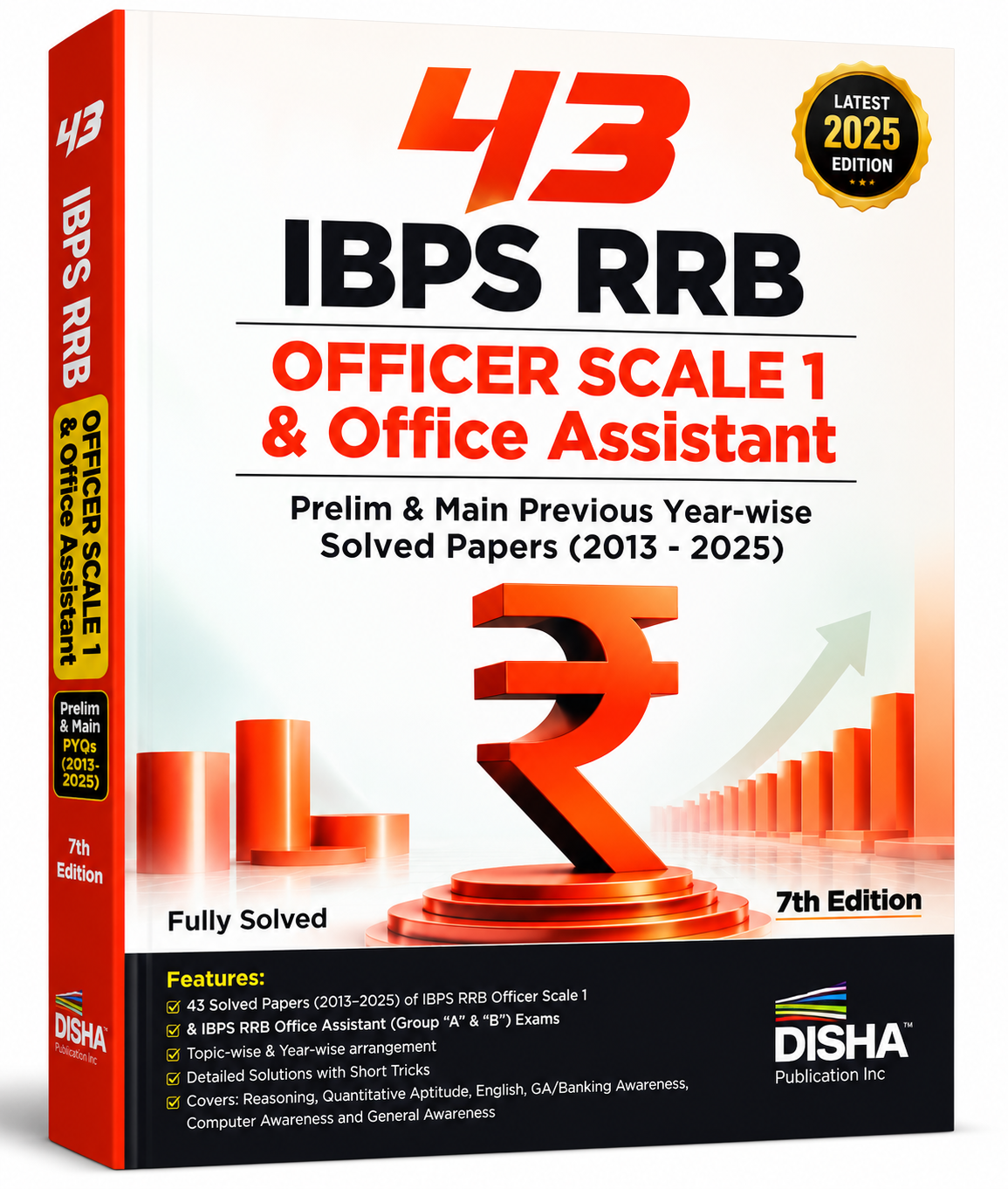 IBPS RRB Officer Scale I & Office Assistant – Prelim & Main Previous Year Solved Papers (2013–2025) | 7th Edition