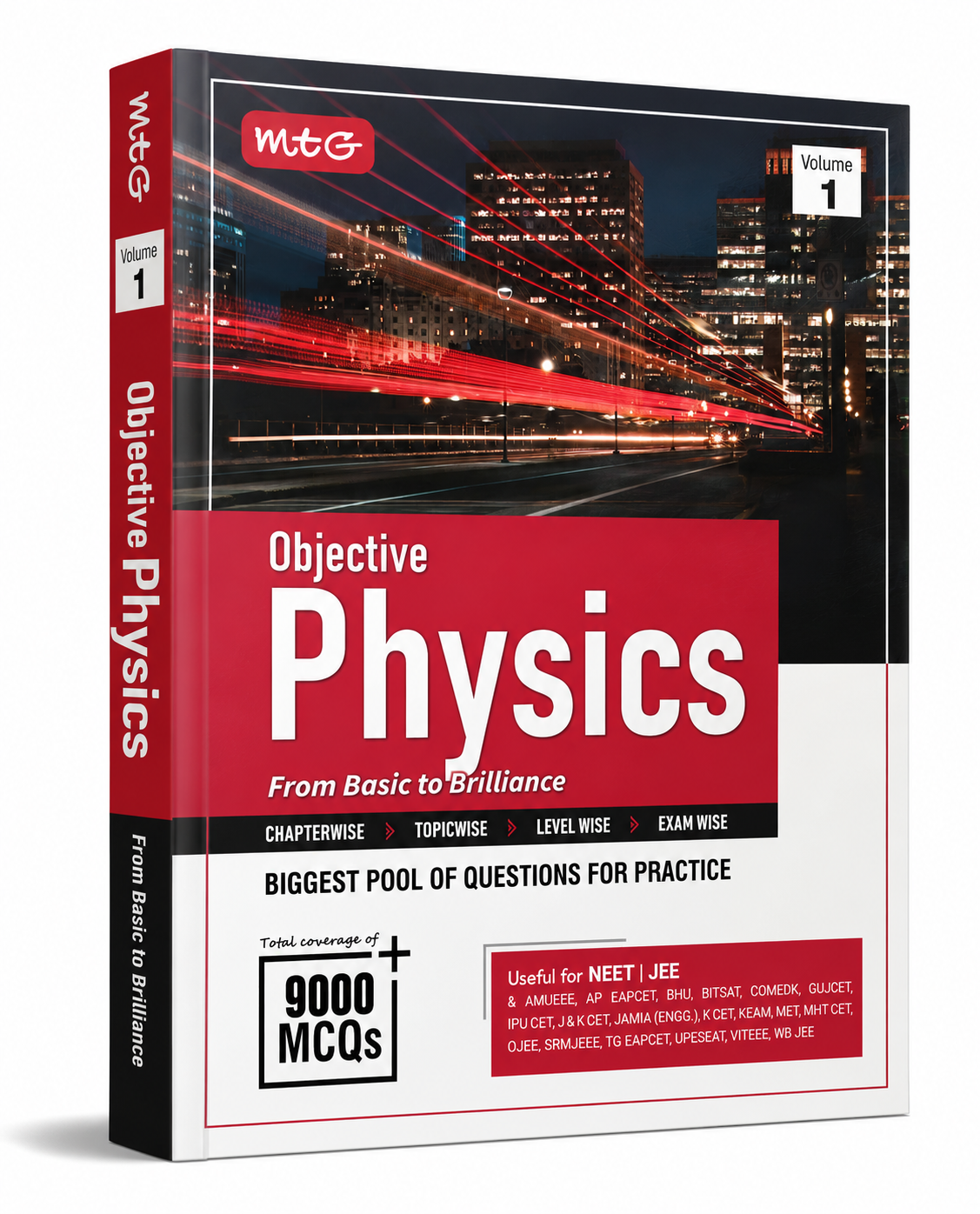 MTG Objective Physics – From Basic to Brilliance (Volume 1) for NEET & JEE –9000+ MCQs
