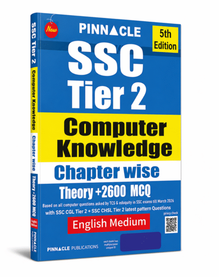 SSC Tier 2 Computer Knowledge Book 5th Edition | English Medium | Chapter Wise Theory + 2600 MCQs | Based on TCS & Eduquity Pattern | SSC CGL Tier 2 & SSC CHSL Tier 2 Computer Preparation Book