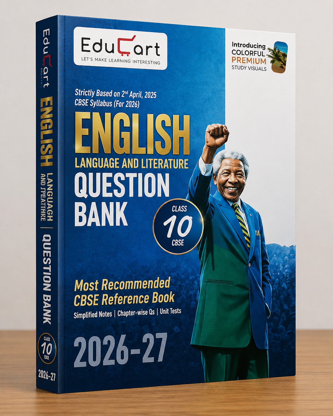 EduCart CBSE Class 10 English Language & Literature Question Bank 2026–27