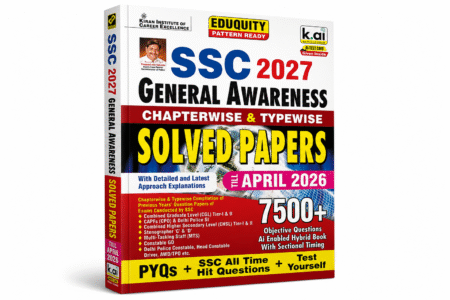 SSC 2027 General Awareness – Chapterwise & Typewise Solved Papers | Kiran Institute of Career Excellence | 2027 Edition