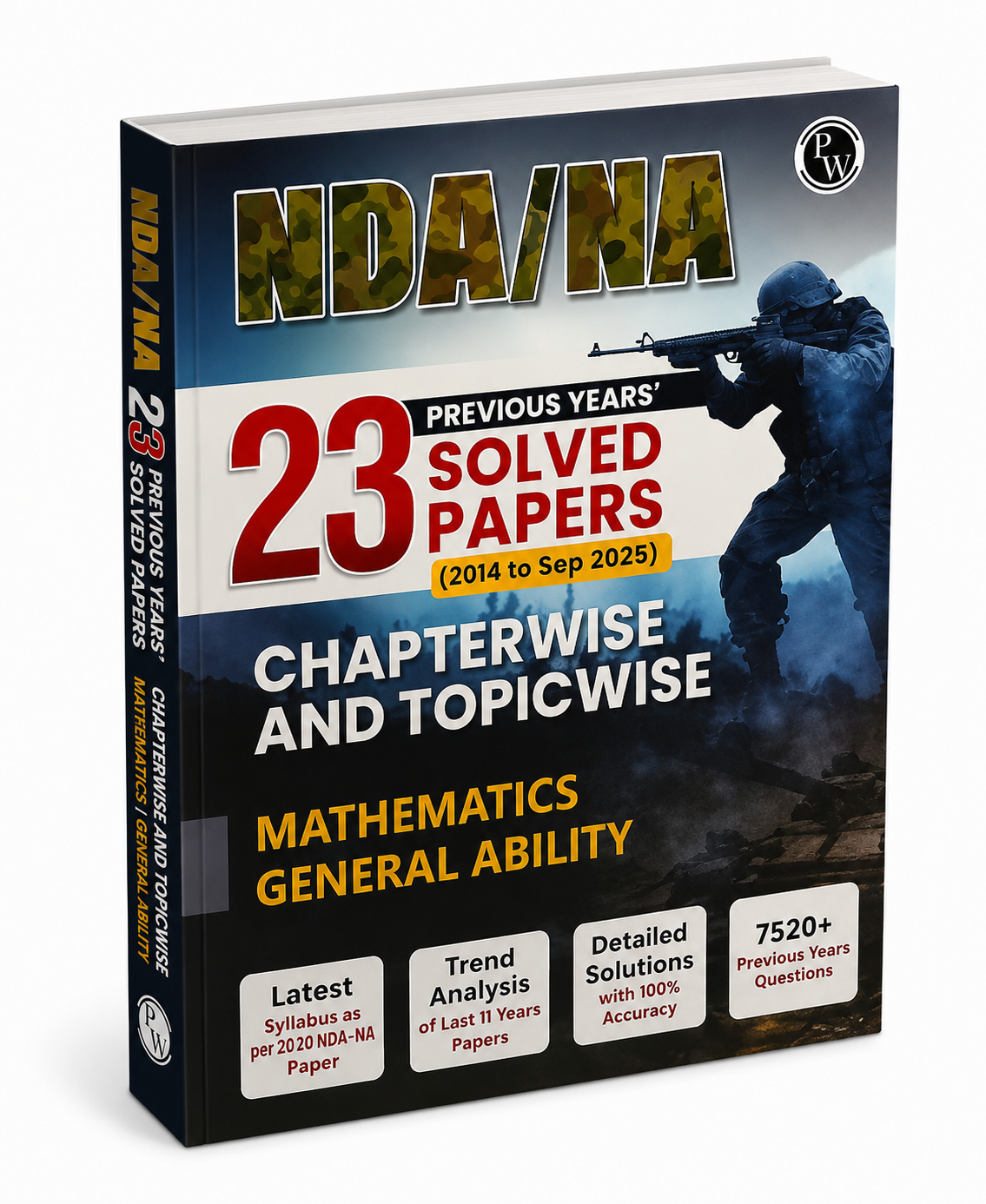 NDA/NA 23 Previous Years’ Solved Papers – Chapterwise & Topicwise | PW (Physics Wallah) | 2014–September 2025 Edition