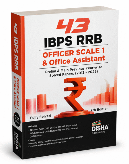 IBPS RRB Officer Scale 1 & Office Assistant – Prelims & Main Previous Year-wise Solved Papers (2013–2025) – Disha Publication – 7th Edition