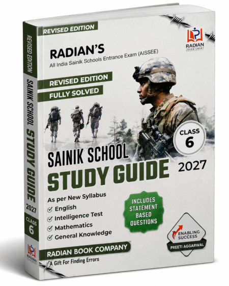 Radian’s Sainik School Study Guide 2027 – Class 6 | Radian Book Company | Revised Edition