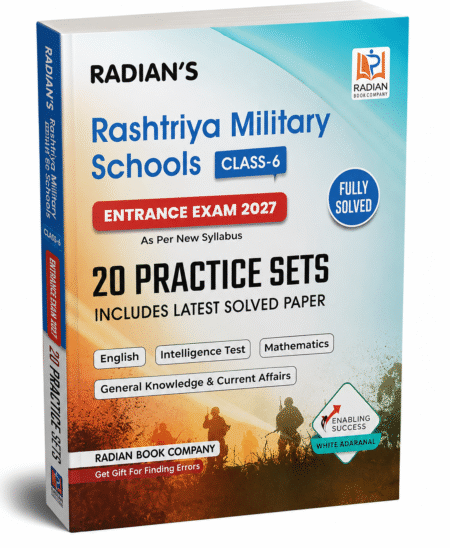 Radian’s Rashtriya Military Schools Class 6 — Radian Book Company — Entrance Exam 2027
