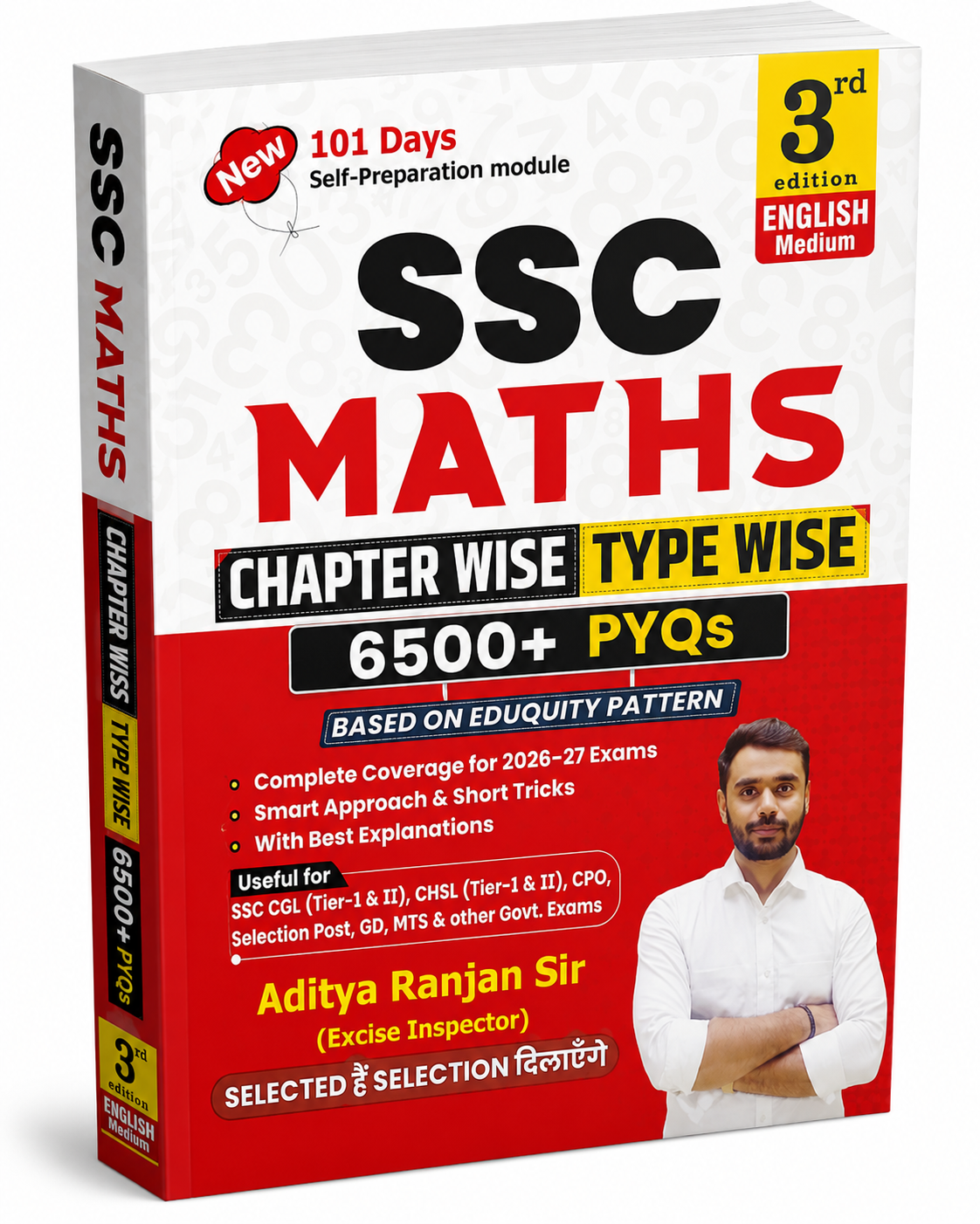 SSC Maths – 6500+ PYQs Chapter Wise & Type Wise (English Medium) by Aditya Ranjan