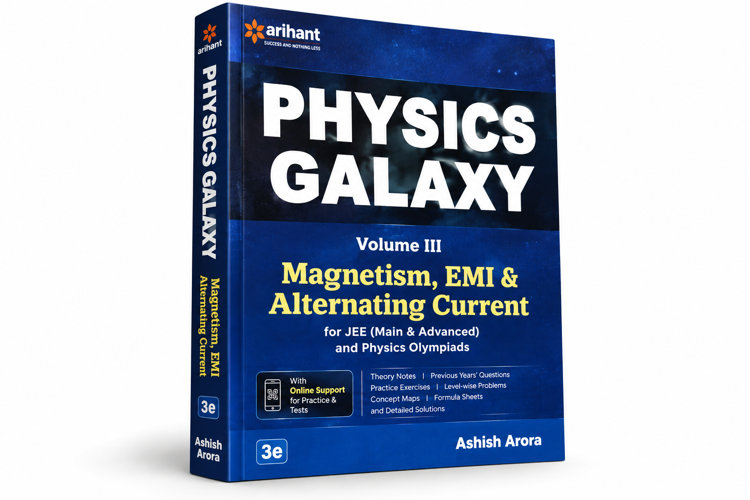 Physics Galaxy Volume III-B – Magnetism, EMI & Alternating Current | JEE Main & JEE Advanced | G.K. Publications (GKP)
