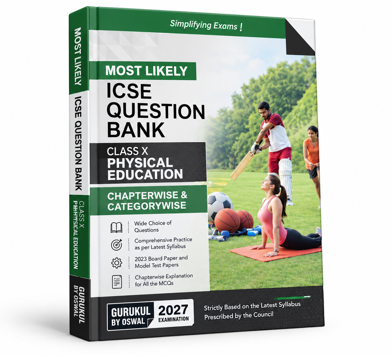 Most Likely ICSE Question Bank Class X Physical Education | ICSE Class 10 Board Exam 2027 | Gurukul by Oswal (Oswal Publishers)