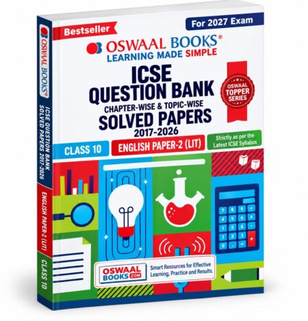 ICSE Class 10 English Paper-2 (Literature) Question Bank | ICSE Class 10 Board Exam 2027 | Oswaal Books