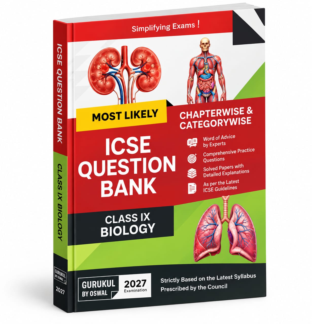 Most Likely ICSE Question Bank – Class 9 Biology | ICSE Examination 2027 | Oswal Publishers