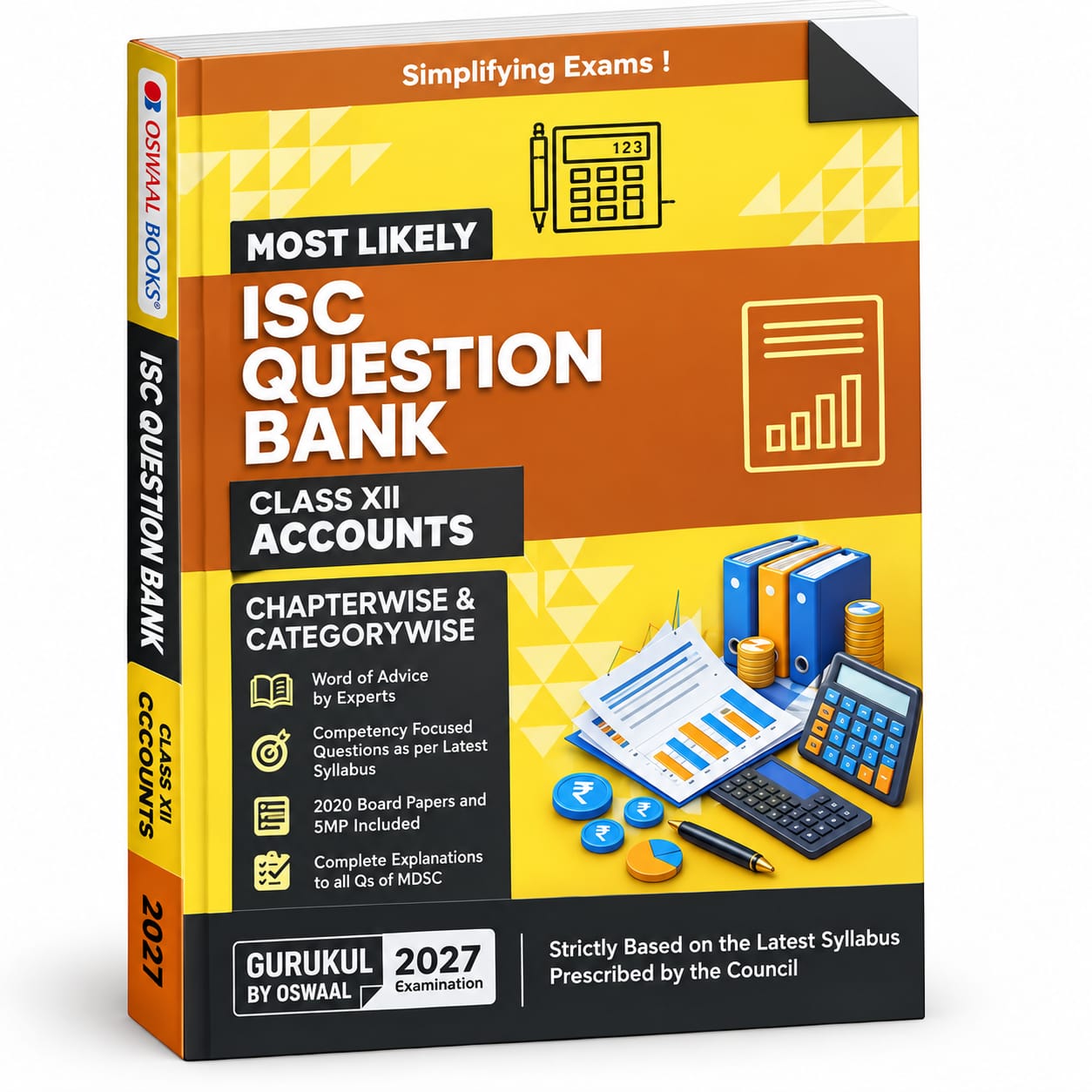 Accounts Most Likely Question Bank – ISC Class 12 | ISC Examination 2027 | Oswal Publishers