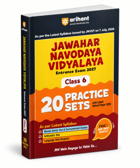 Jawahar Navodaya Vidyalaya Entrance Exam 2027 – Class 6: 20 Practice Sets, Arihant publication , 2027 edition