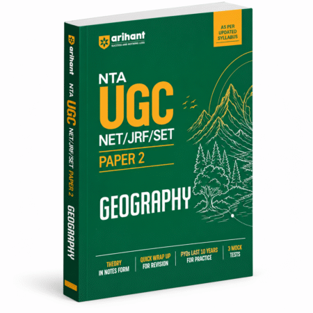 NTA UGC NET/JRF/SET Paper 2 Geography | UGC NET, JRF, SET | Arihant