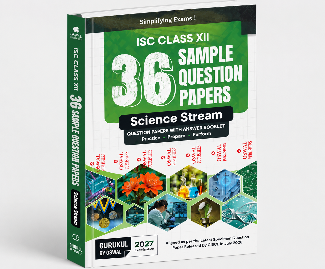 ISC Class XII 36 Sample Question Papers Science Stream 2027 | ISC Class 12 Board Exam | Gurukul by Oswal